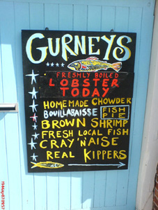 Burnham Market Fish Shop Sign