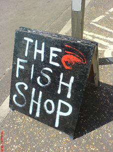 Burnham Market Fish Shop Sign