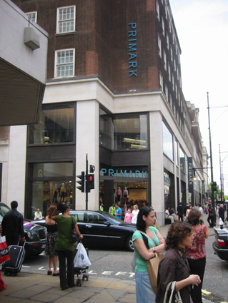 Primark entrance Primark entrance