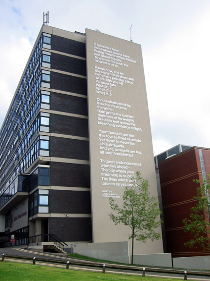 Sheffield Hallam University, Andrew Motion poem